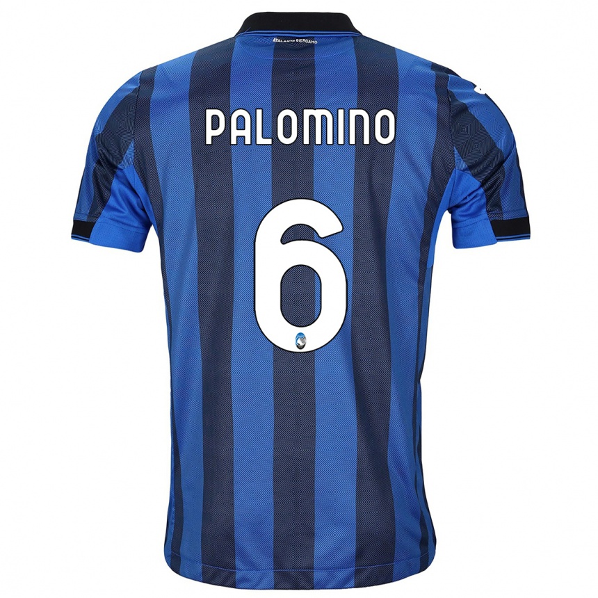 Enfant Football Maillot José Luis Palomino #6 Noir Bleu Tenues Domicile 2023/24 Canada