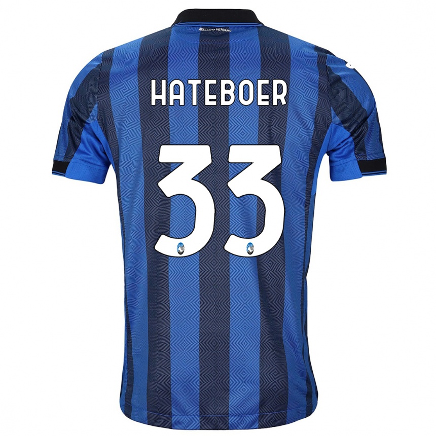 Enfant Football Maillot Hans Hateboer #33 Noir Bleu Tenues Domicile 2023/24 Canada