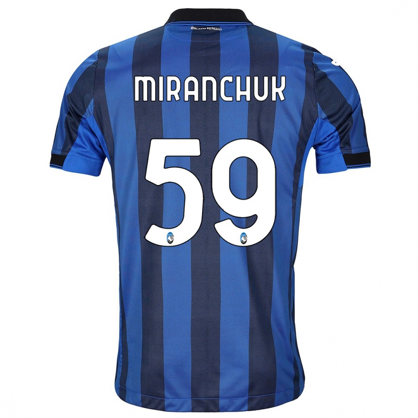 Kids Football Aleksey Miranchuk #59 Black Blue Home Jersey 2023/24 T-Shirt Canada