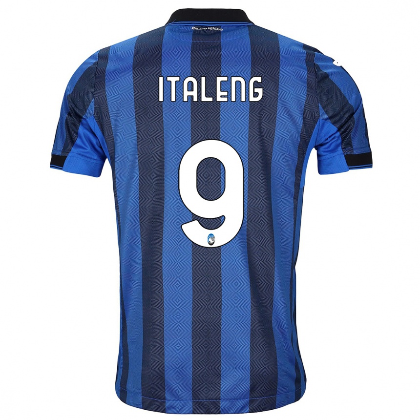 Enfant Football Maillot Jonathan Italeng #9 Noir Bleu Tenues Domicile 2023/24 Canada