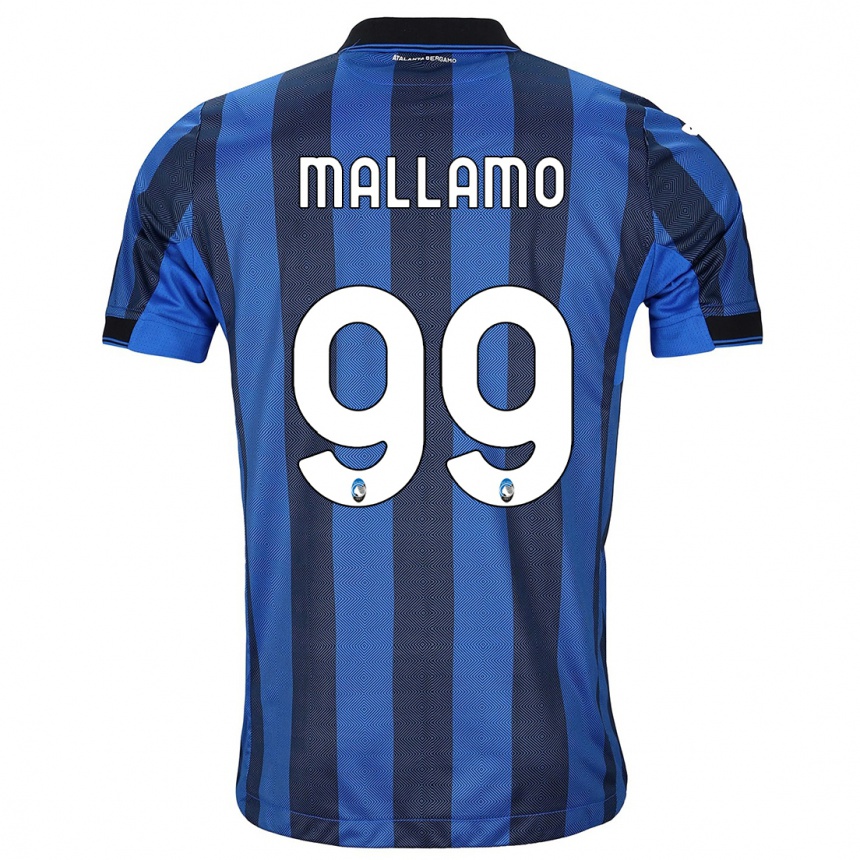 Enfant Football Maillot Alessandro Mallamo #99 Noir Bleu Tenues Domicile 2023/24 Canada