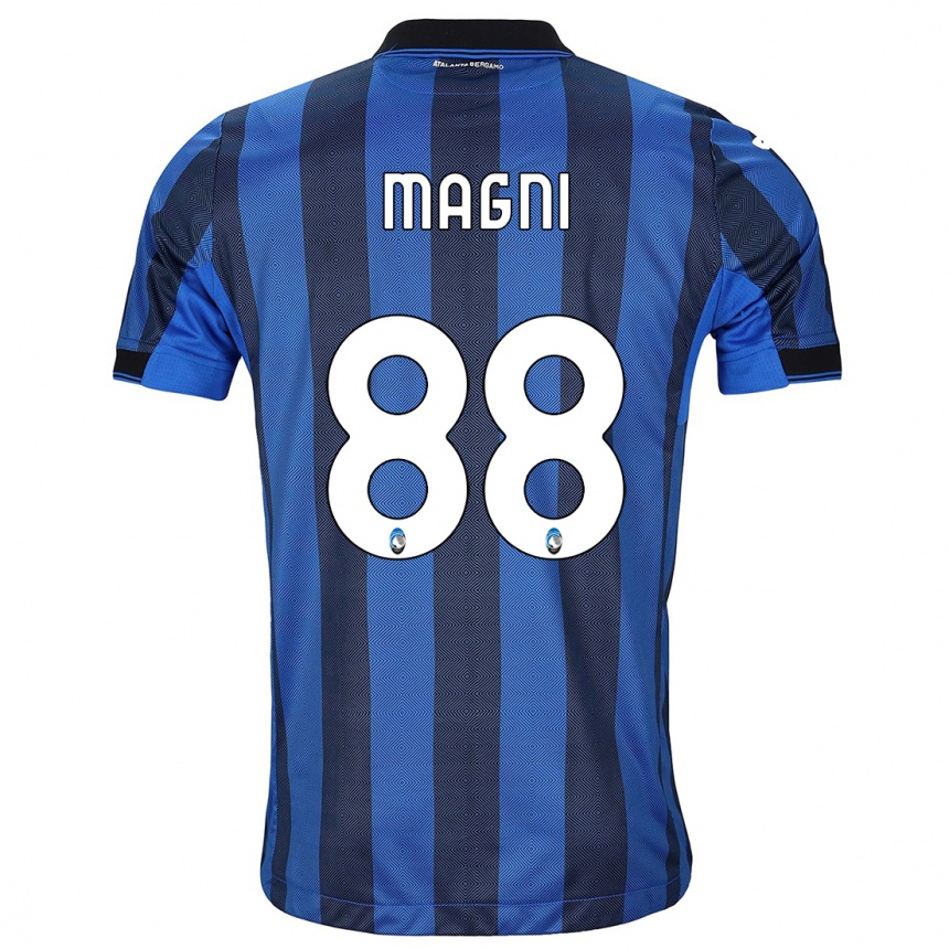 Kids Football Gloria Magni #88 Black Blue Home Jersey 2023/24 T-Shirt Canada