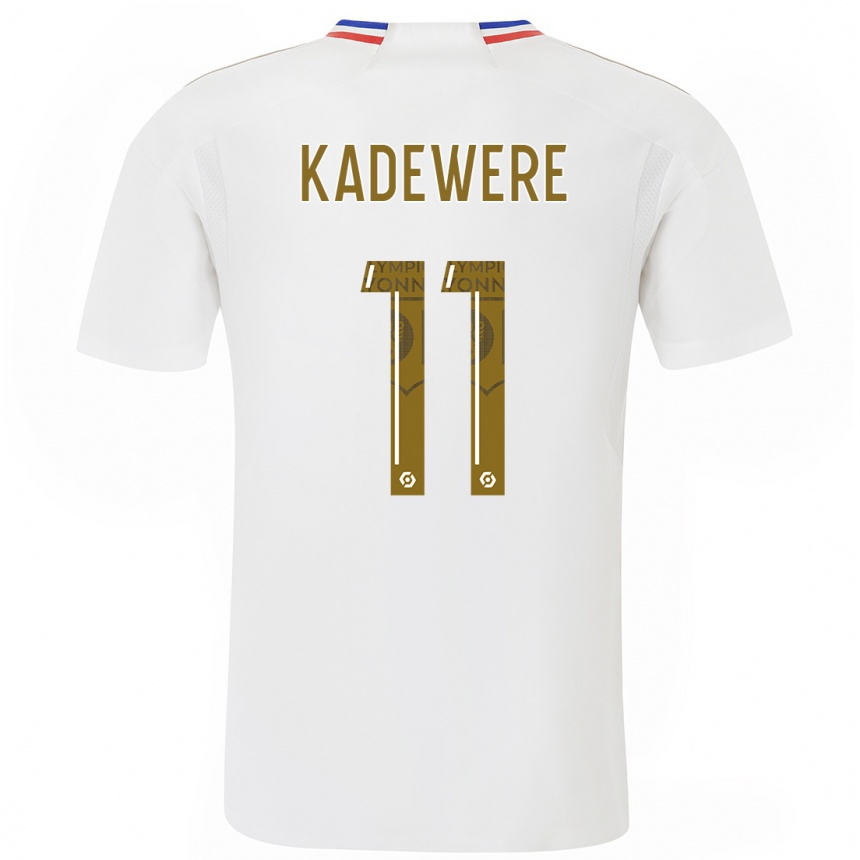 Enfant Football Maillot Tino Kadewere #11 Blanc Tenues Domicile 2023/24 Canada