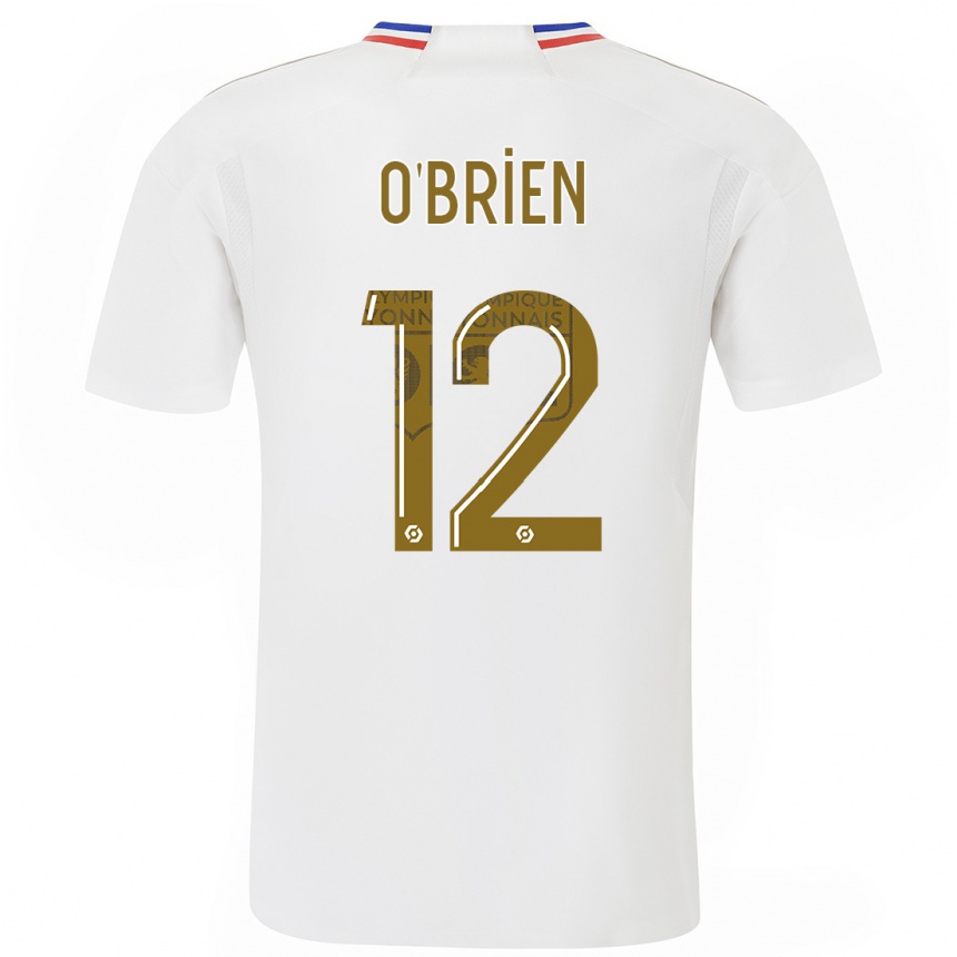 Kids Jake O'brien #12 White Home Jersey 2023/24 T-Shirt Canada