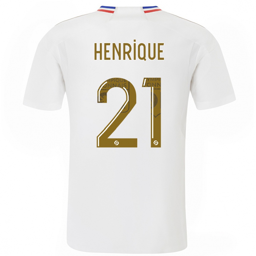 Enfant Football Maillot Henrique #21 Blanc Tenues Domicile 2023/24 Canada