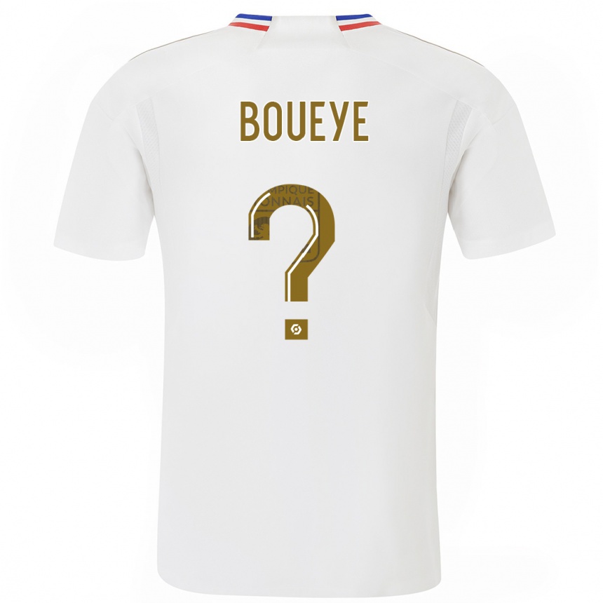 Kids  Philippe Boueye #0 White Home Jersey 2023/24 T-Shirt Canada