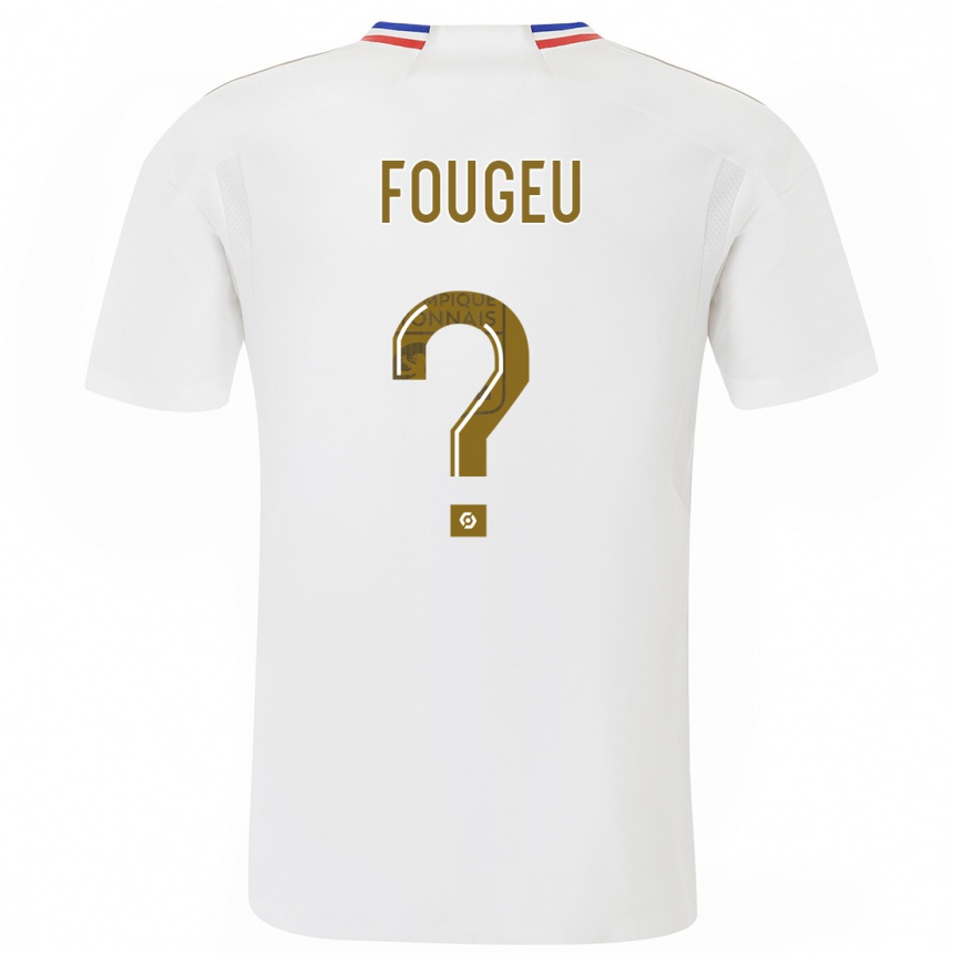 Kids Breyton Fougeu #0 White Home Jersey 2023/24 T-Shirt Canada