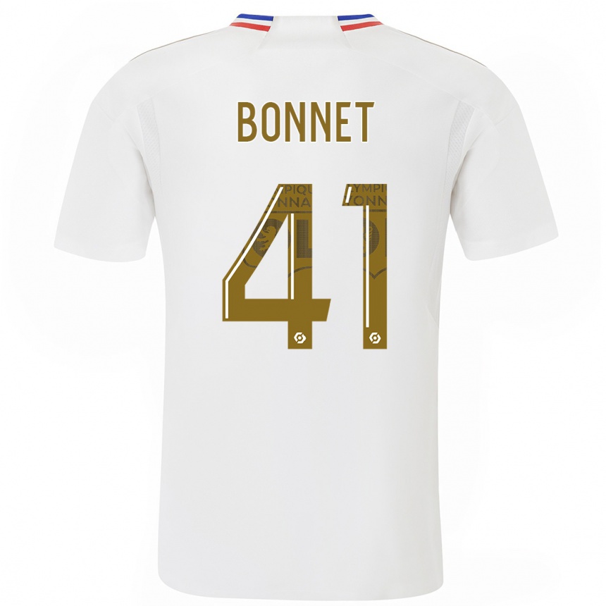 Kids Noam Bonnet #41 White Home Jersey 2023/24 T-Shirt Canada