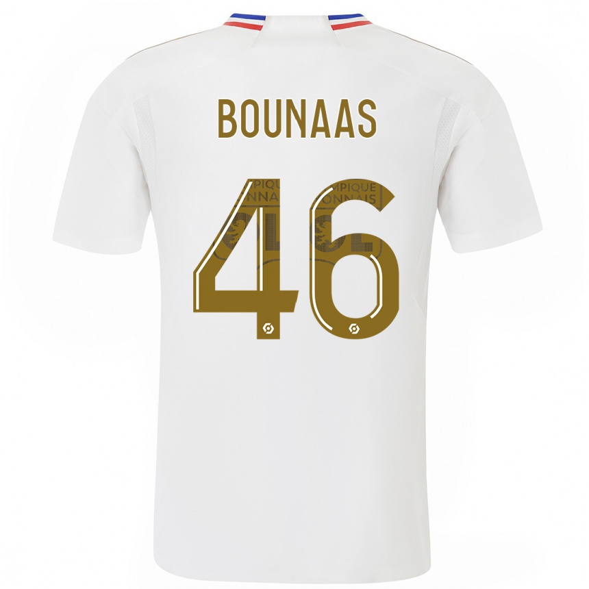 Enfant Football Maillot Idris Bounaas #46 Blanc Tenues Domicile 2023/24 Canada