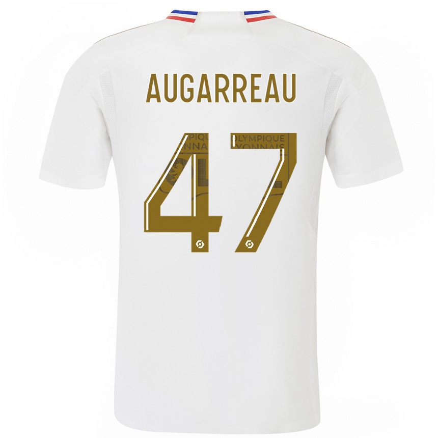 Kids  Sofiane Augarreau #47 White Home Jersey 2023/24 T-Shirt Canada