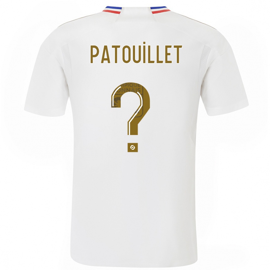 Kids  Mathieu Patouillet #0 White Home Jersey 2023/24 T-Shirt Canada