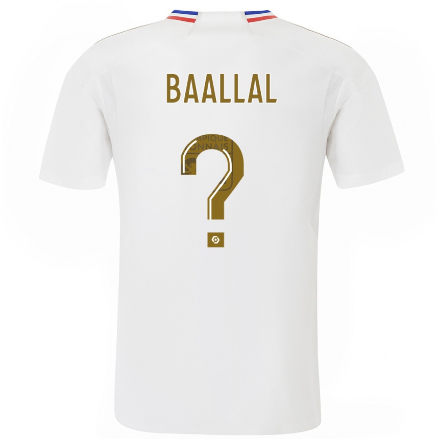 Enfant Football Maillot Abdellah Baallal #0 Blanc Tenues Domicile 2023/24 Canada