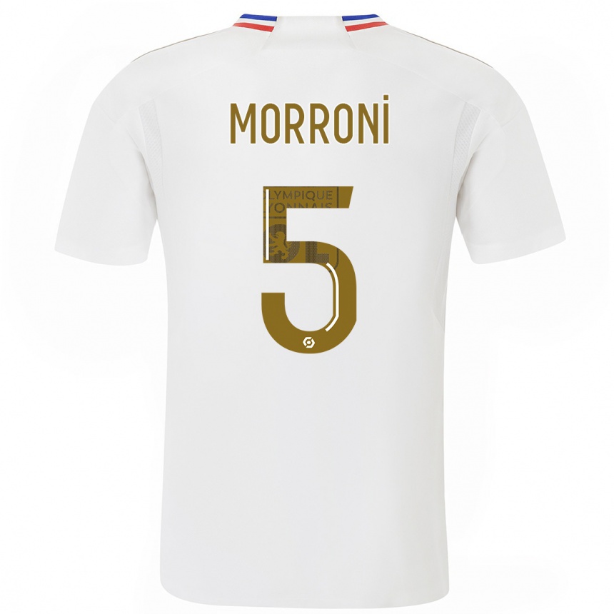 Kids  Perle Morroni #5 White Home Jersey 2023/24 T-Shirt Canada