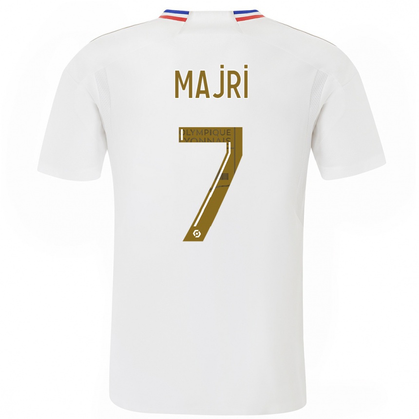 Enfant Football Maillot Amel Majri #7 Blanc Tenues Domicile 2023/24 Canada