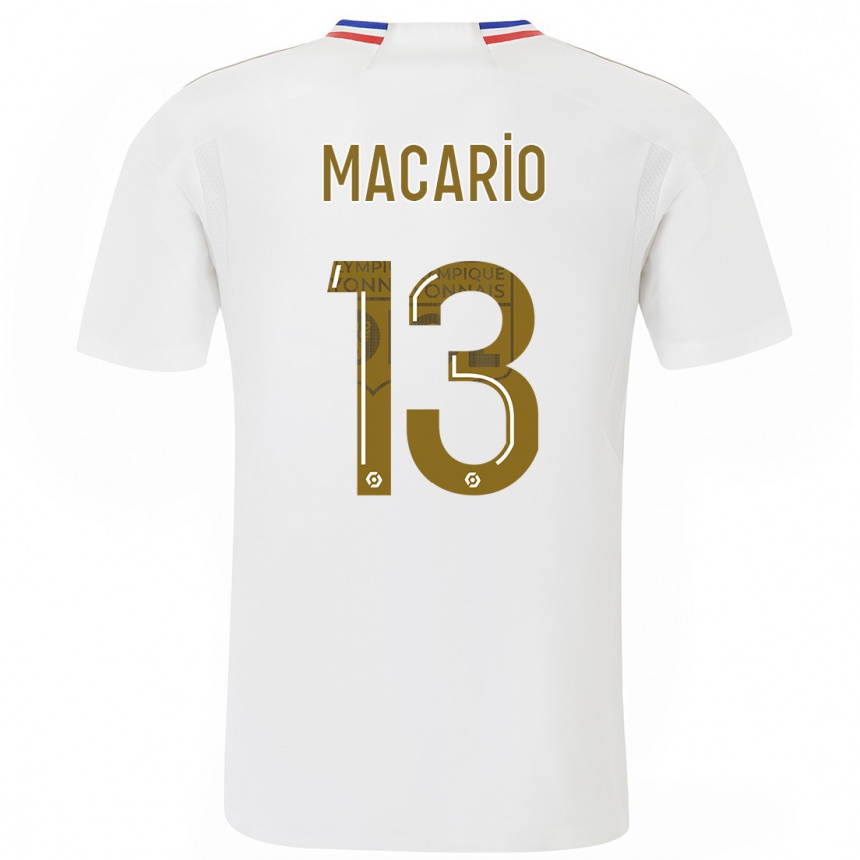 Kids Catarina Macario #13 White Home Jersey 2023/24 T-Shirt Canada