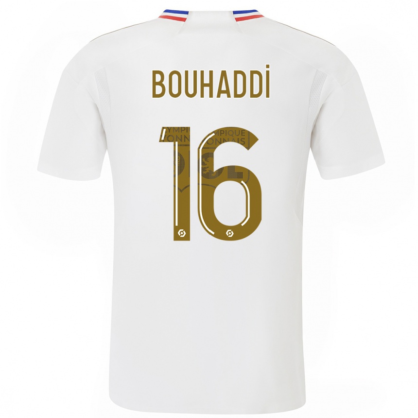 Kids  Sarah Bouhaddi #16 White Home Jersey 2023/24 T-Shirt Canada