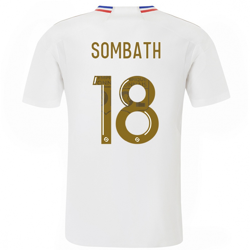 Kids  Alice Sombath #18 White Home Jersey 2023/24 T-Shirt Canada