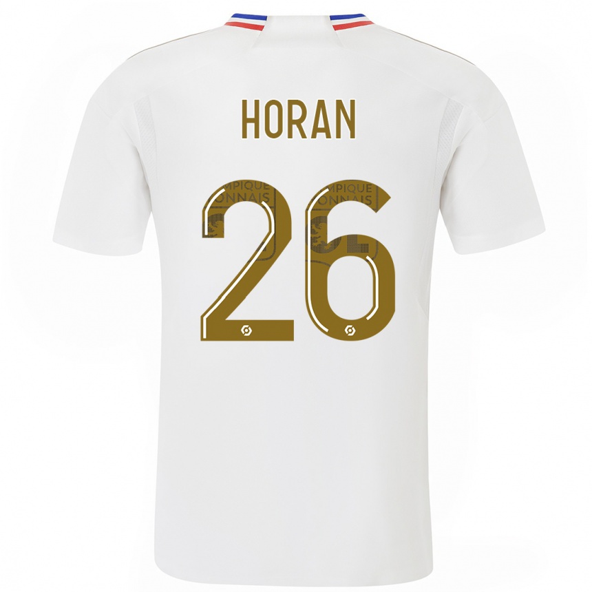 Kids Lindsey Horan #26 White Home Jersey 2023/24 T-Shirt Canada