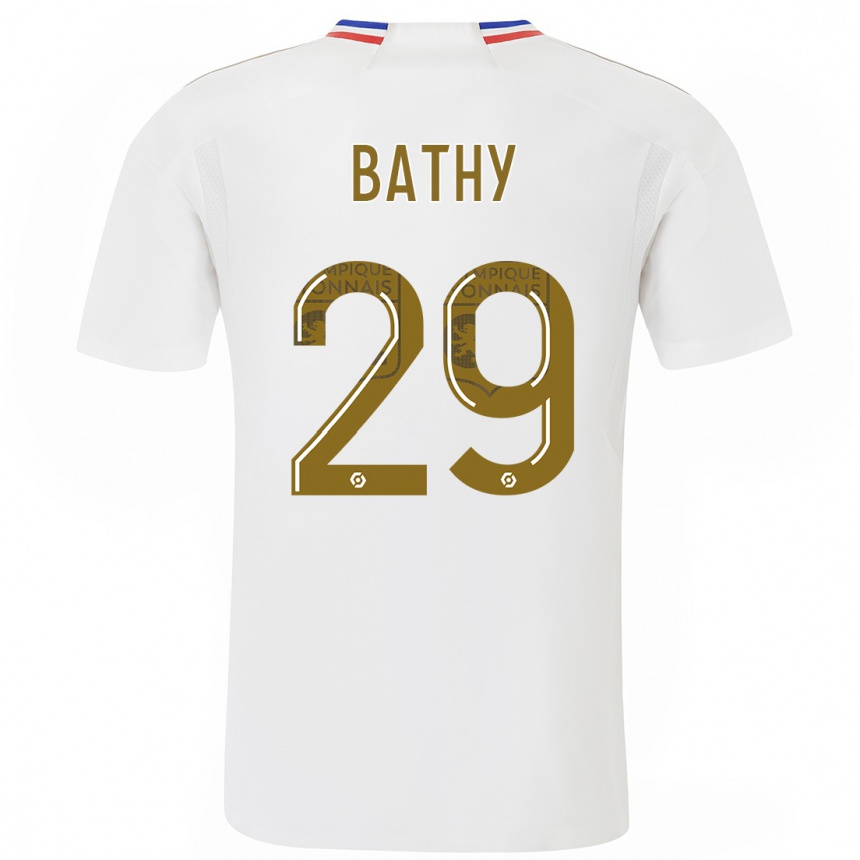 Kids  Griedge Mbock Bathy #29 White Home Jersey 2023/24 T-Shirt Canada