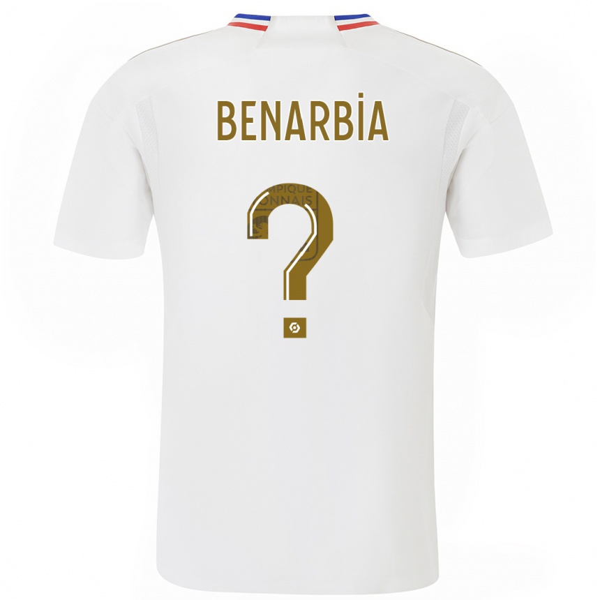 Kids  Fares Benarbia #0 White Home Jersey 2023/24 T-Shirt Canada