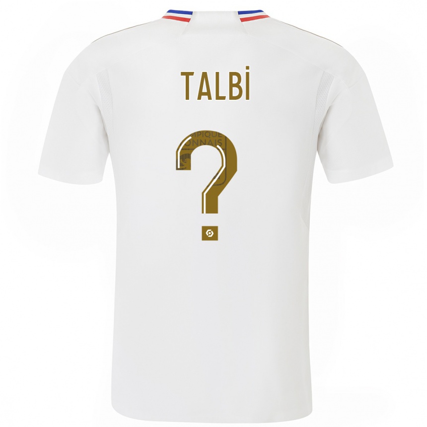 Enfant Football Maillot Ryad Talbi #0 Blanc Tenues Domicile 2023/24 Canada