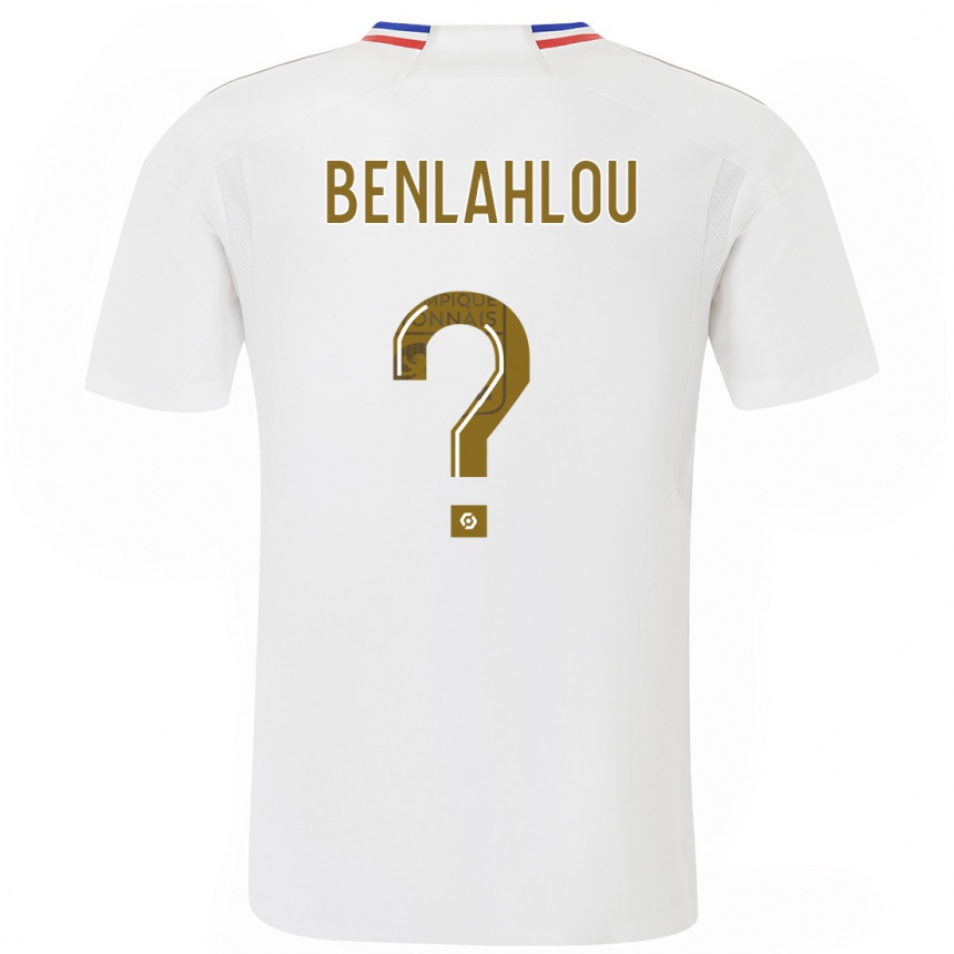 Kids Daryll Benlahlou #0 White Home Jersey 2023/24 T-Shirt Canada