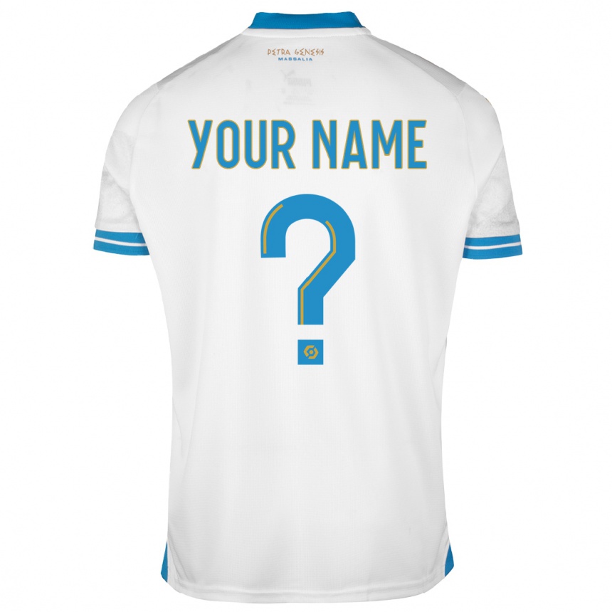 Kids  Your Name #0 White Home Jersey 2023/24 T-Shirt Canada