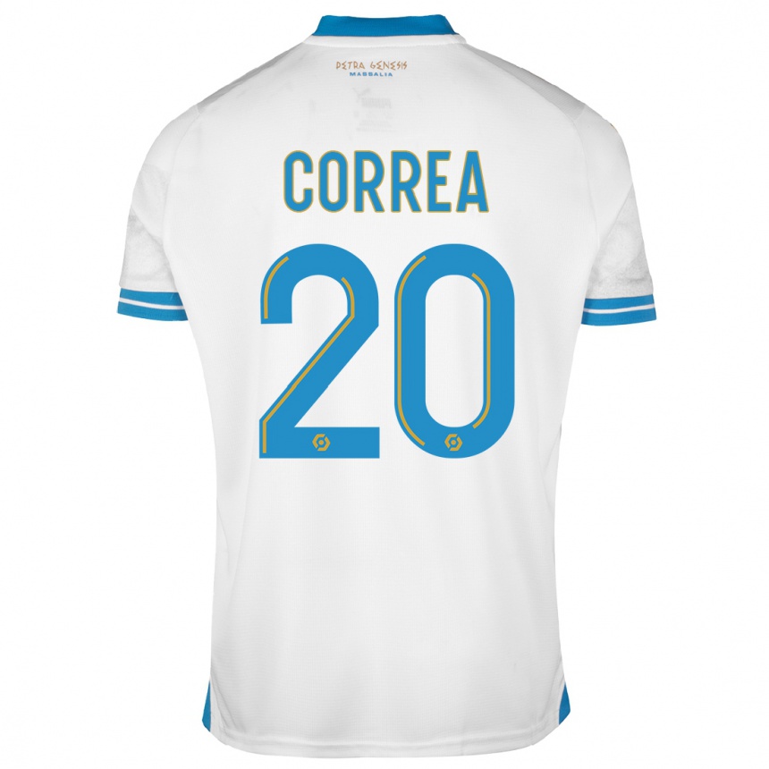 Kids  Joaquin Correa #20 White Home Jersey 2023/24 T-Shirt Canada