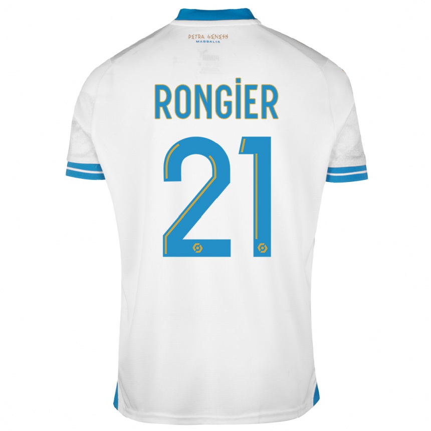 Kids  Valentin Rongier #21 White Home Jersey 2023/24 T-Shirt Canada