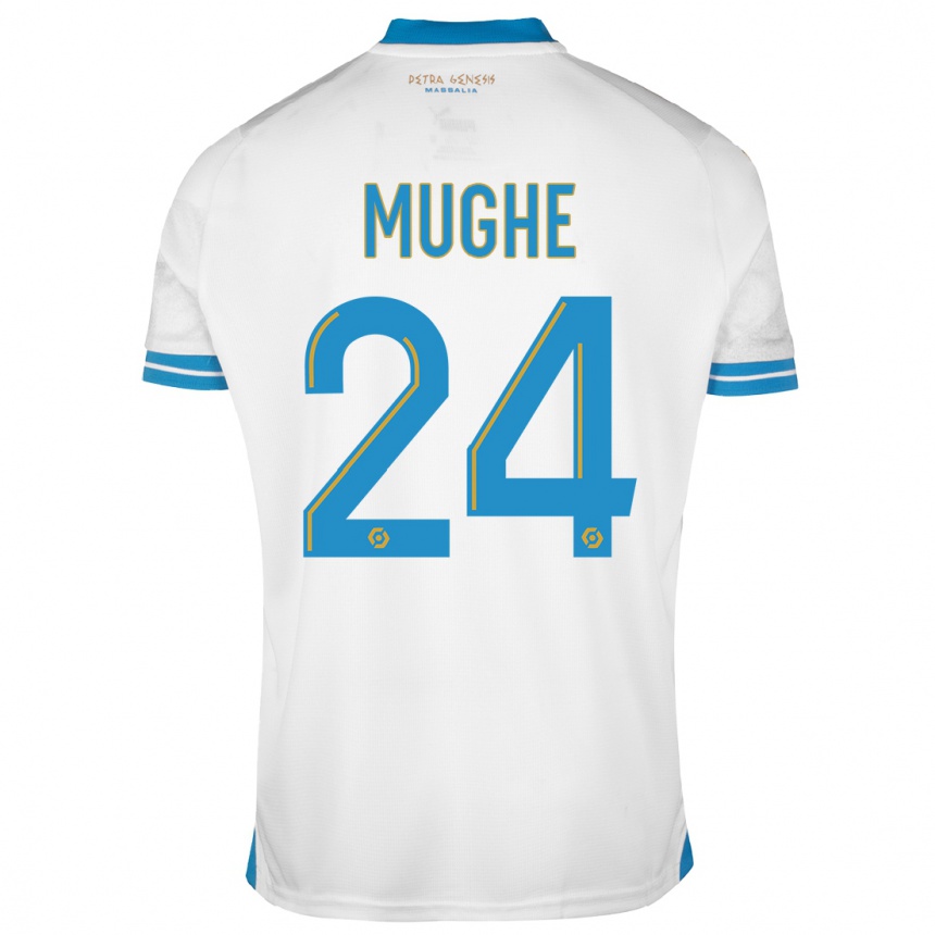 Kids François Mughe #24 White Home Jersey 2023/24 T-Shirt Canada