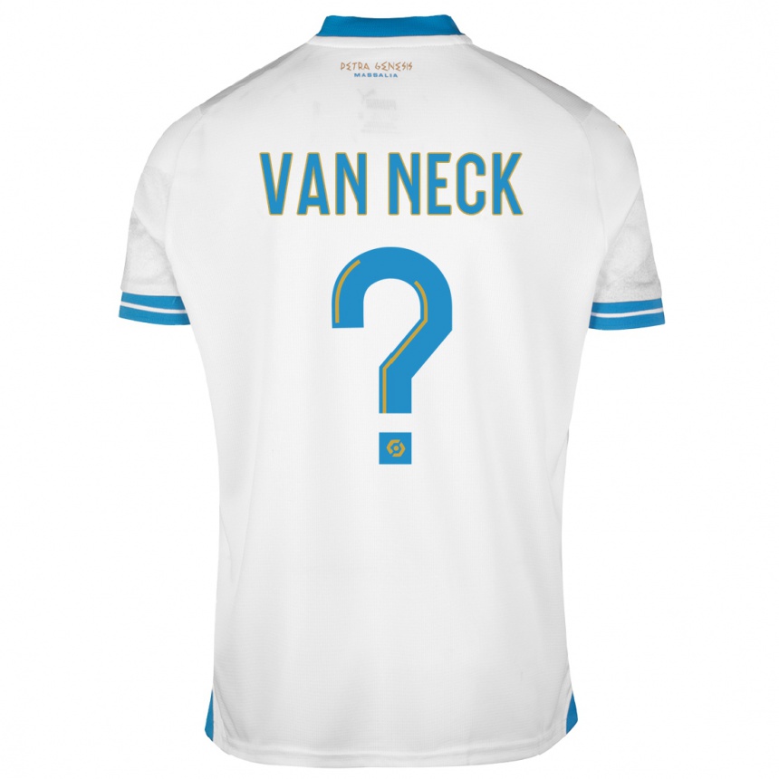 Kids  Jelle Van Neck #0 White Home Jersey 2023/24 T-Shirt Canada