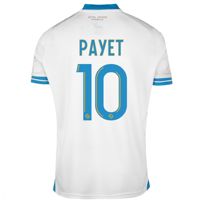 Enfant Football Maillot Dimitri Payet #10 Blanc Tenues Domicile 2023/24 Canada