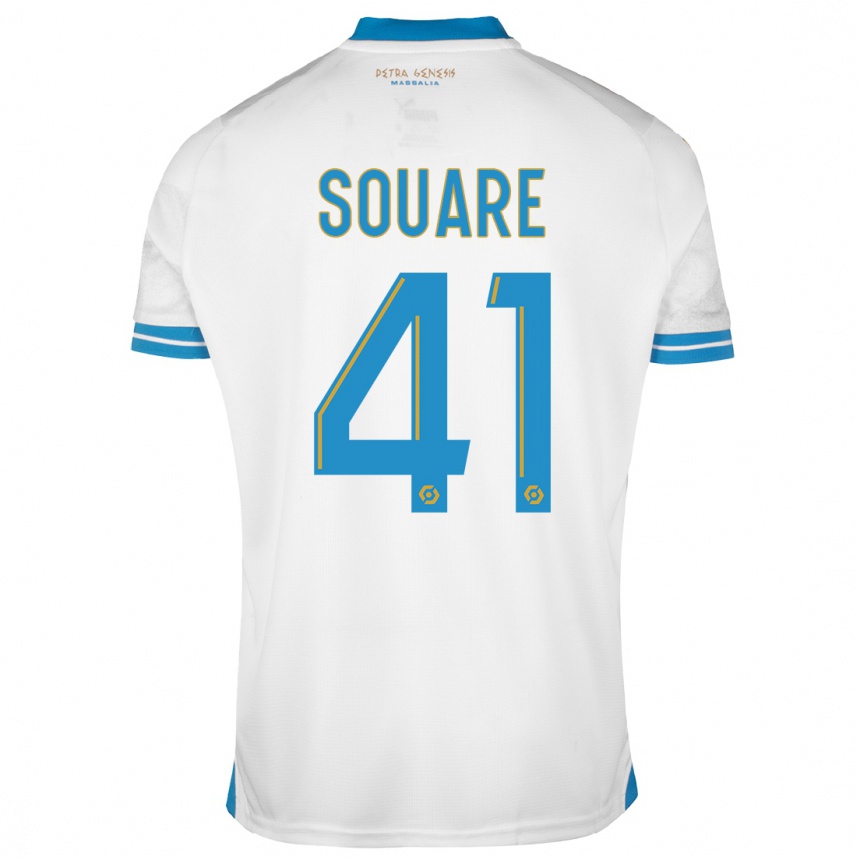 Kids Cheick Souare #41 White Home Jersey 2023/24 T-Shirt Canada