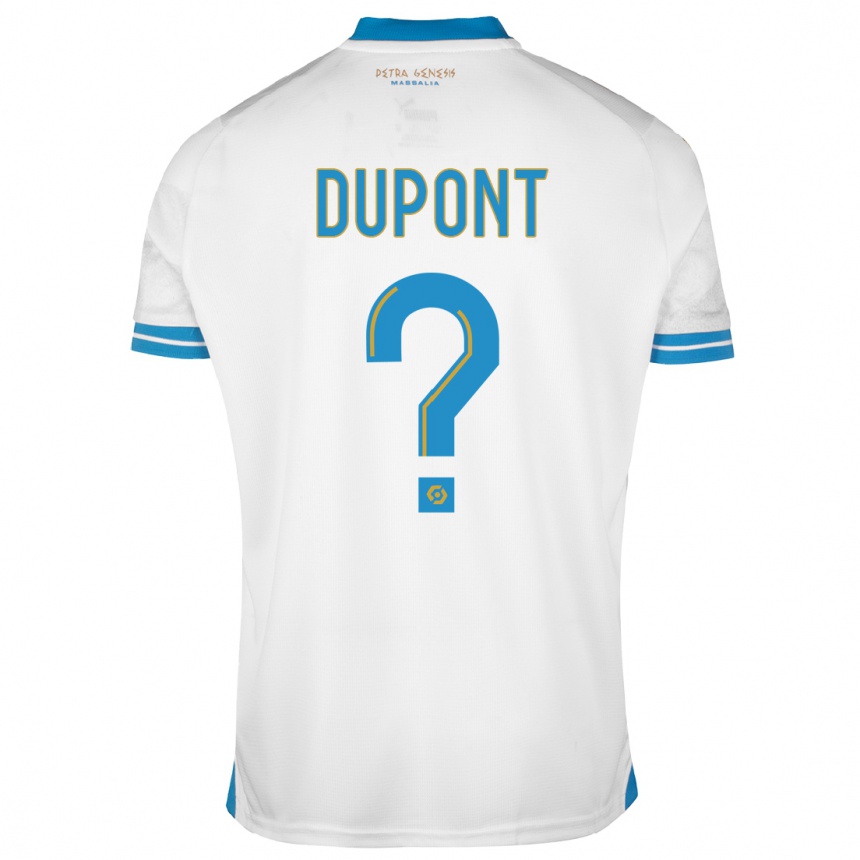 Kids  Hugo Dupont #0 White Home Jersey 2023/24 T-Shirt Canada