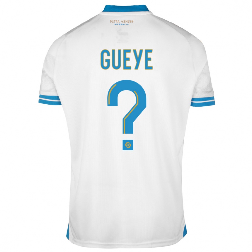 Kids Daouda Gueye #0 White Home Jersey 2023/24 T-Shirt Canada