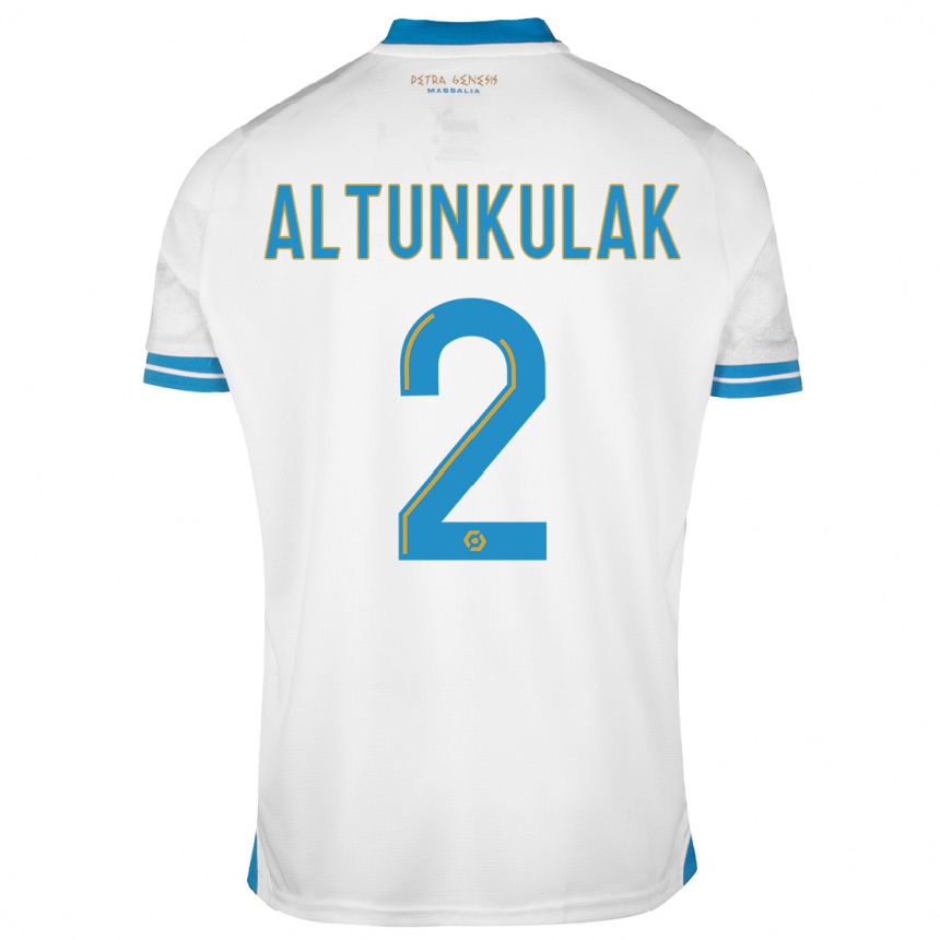 Enfant Football Maillot Selen Altunkulak #2 Blanc Tenues Domicile 2023/24 Canada