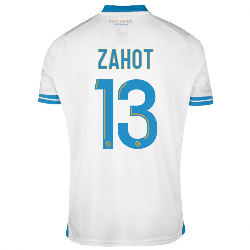 Kids  Sarah Zahot #13 White Home Jersey 2023/24 T-Shirt Canada