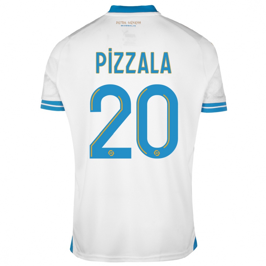 Enfant Football Maillot Caroline Pizzala #20 Blanc Tenues Domicile 2023/24 Canada