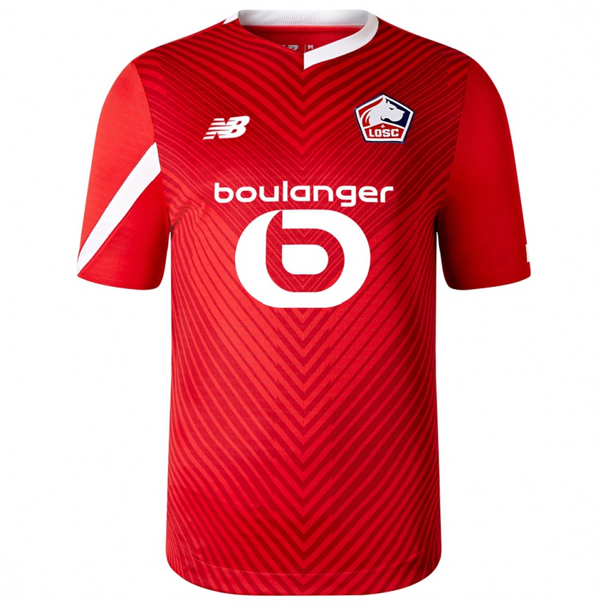 Enfant Football Maillot Ugo Raghouber #0 Rouge Tenues Domicile 2023/24 Canada