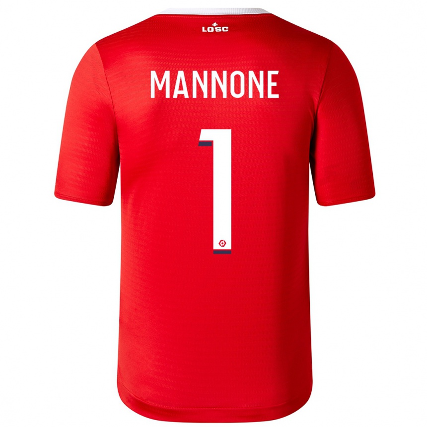 Kids Football Vito Mannone #1 Red Home Jersey 2023/24 T-Shirt Canada