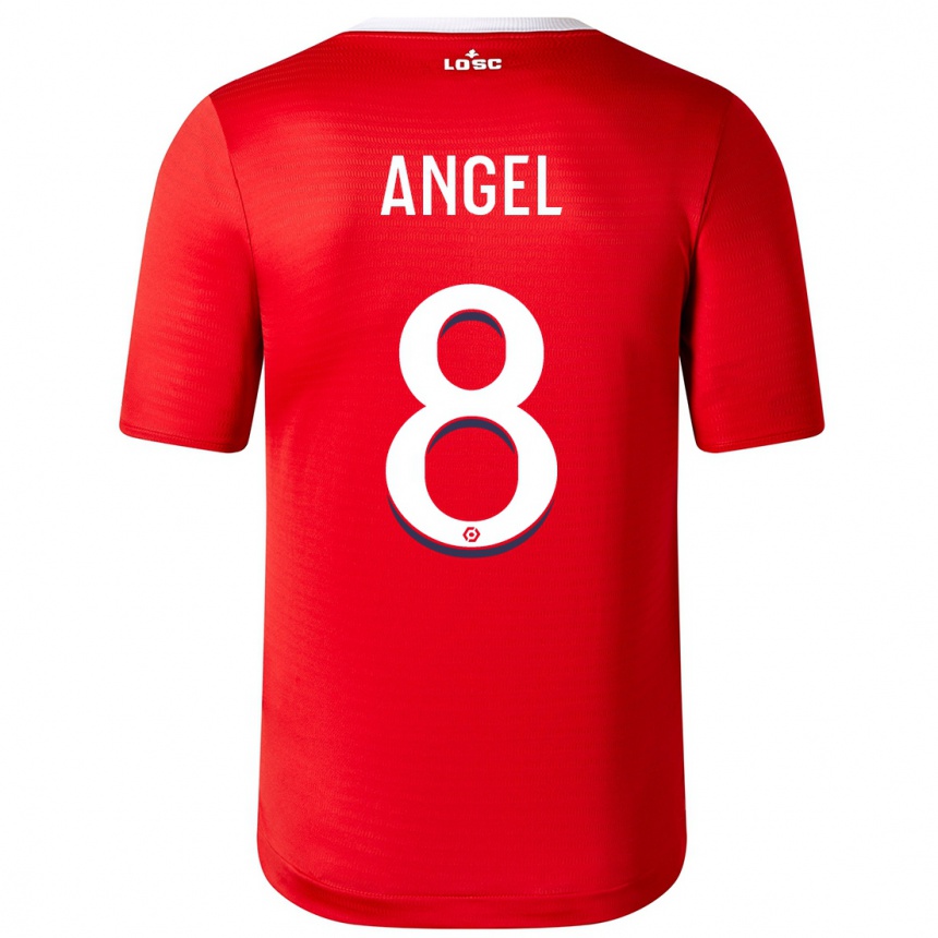 Enfant Football Maillot Angel Gomes #8 Rouge Tenues Domicile 2023/24 Canada