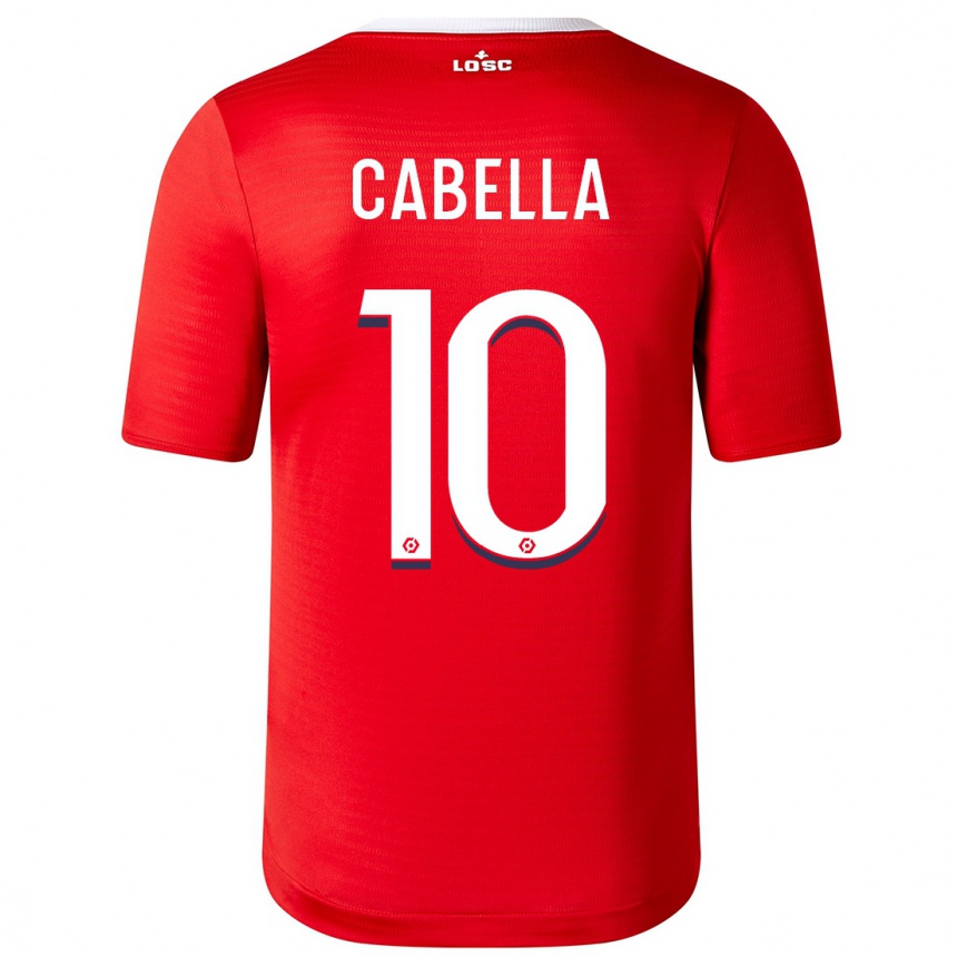 Kids Football Rémy Cabella #10 Red Home Jersey 2023/24 T-Shirt Canada