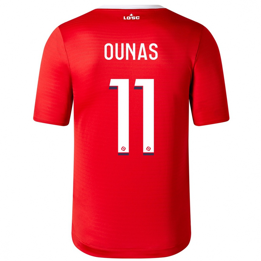 Enfant Football Maillot Adam Ounas #11 Rouge Tenues Domicile 2023/24 Canada