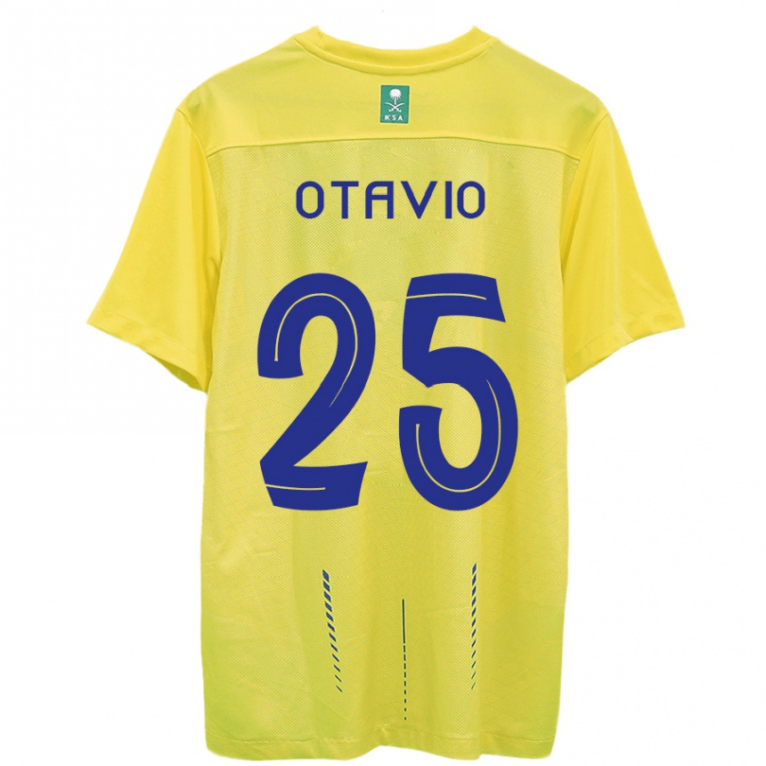 Enfant Football Maillot Otavio #25 Jaune Tenues Domicile 2023/24 Canada