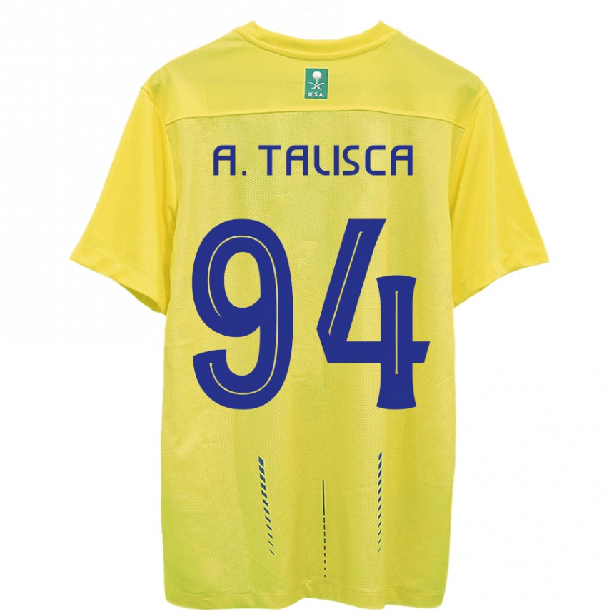 Kids  Talisca #94 Yellow Home Jersey 2023/24 T-Shirt Canada