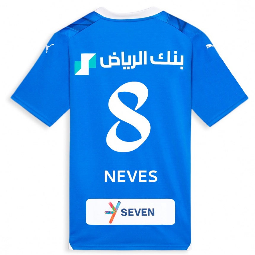 Enfant Football Maillot Rúben Neves #8 Bleu Tenues Domicile 2023/24 Canada