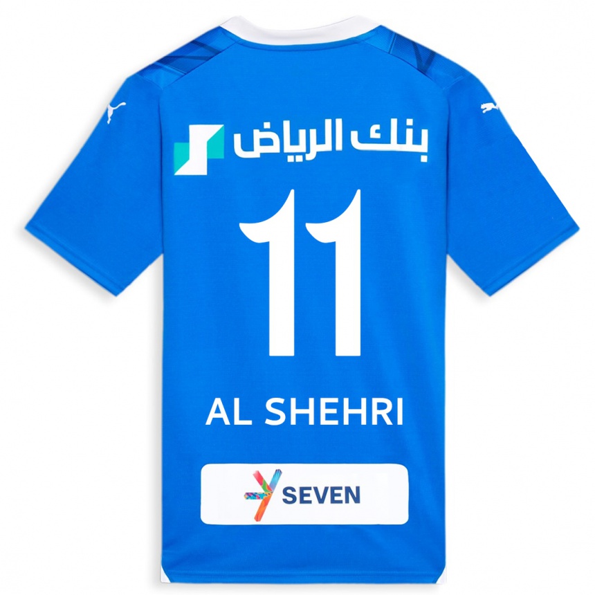 Enfant Football Maillot Saleh Al-Shehri #11 Bleu Tenues Domicile 2023/24 Canada