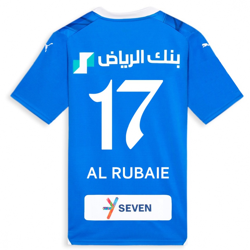 Kids Mohammed Al-Rubaie #17 Blue Home Jersey 2023/24 T-Shirt Canada