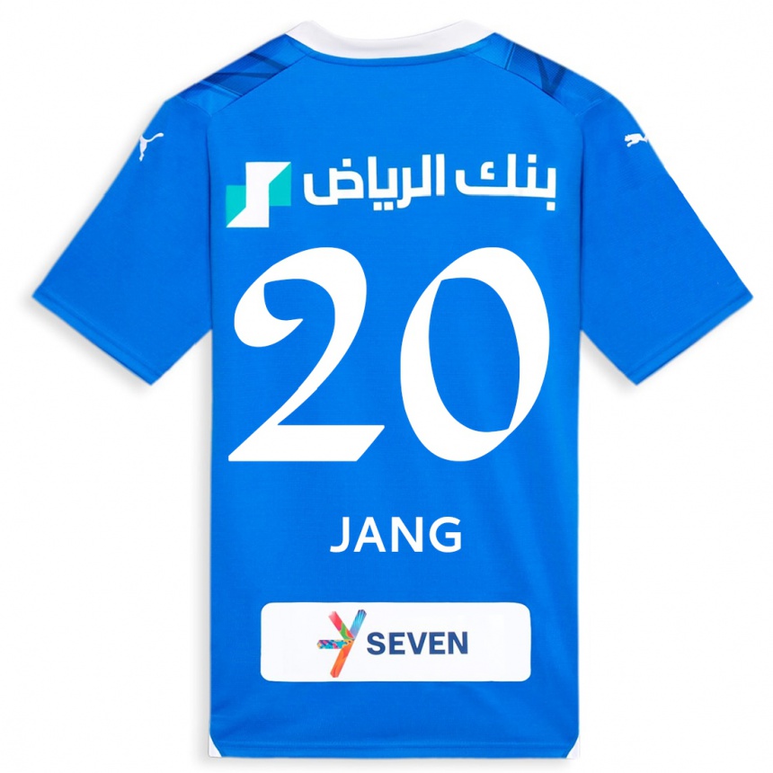 Enfant Football Maillot Hyun-Soo Jang #20 Bleu Tenues Domicile 2023/24 Canada