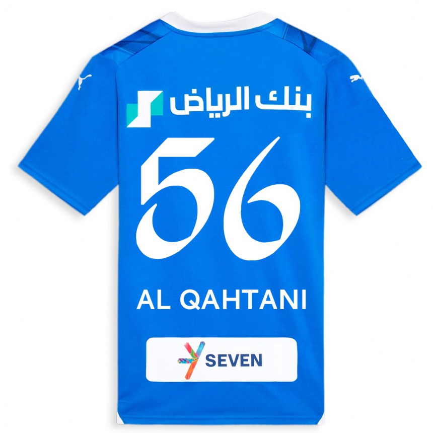 Kids  Mohammed Al-Qahtani #56 Blue Home Jersey 2023/24 T-Shirt Canada